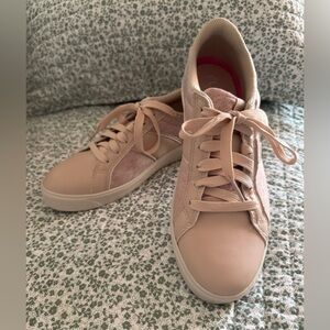 Ryka Athletic Style Blush Pink Shoes with Lace Details - Size 8-1/2M